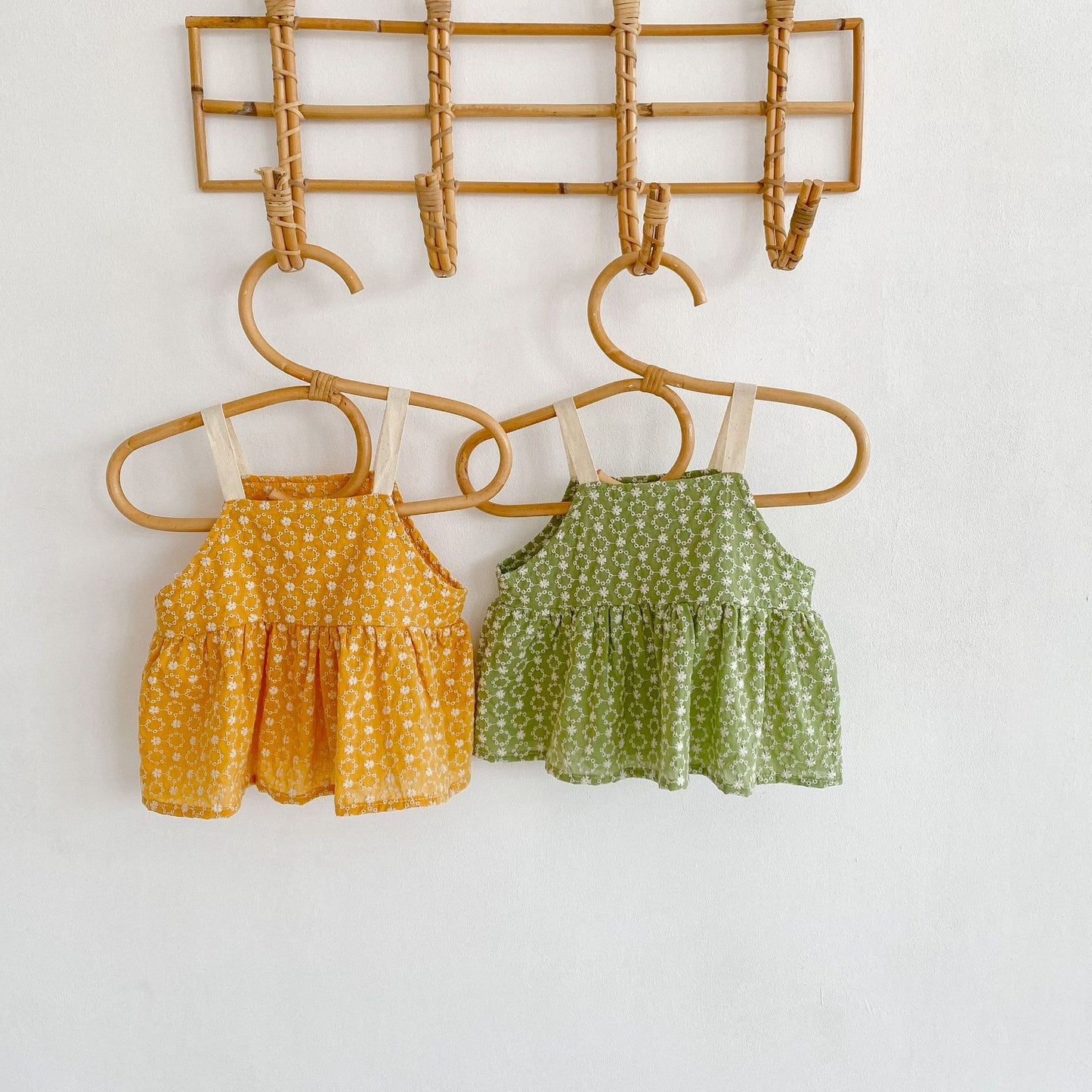 Two-piece Cotton Blouse and Baby Bloomers
