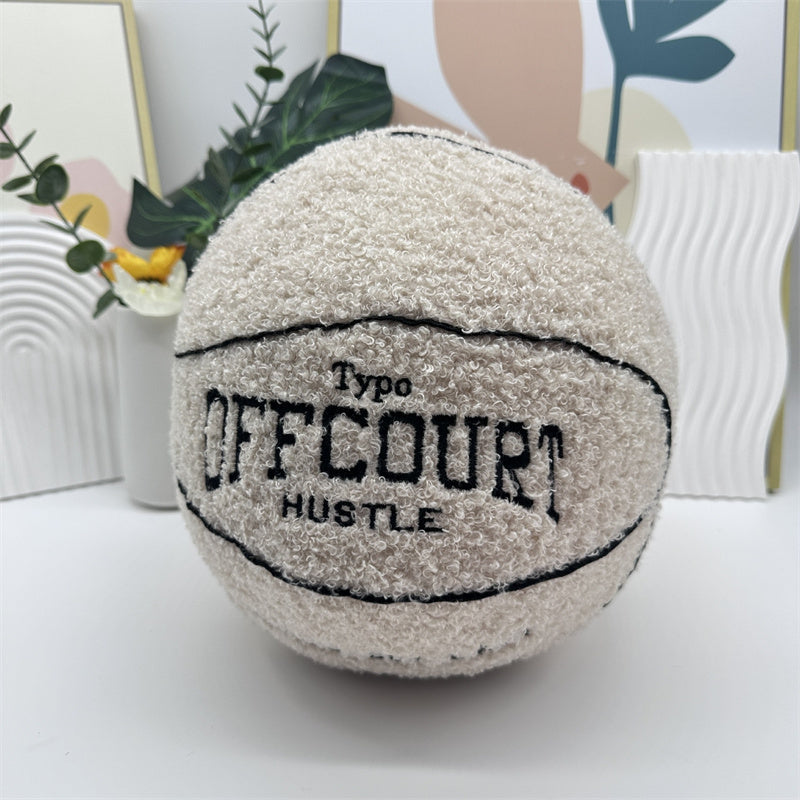 Plush Basketball Nursery Decor