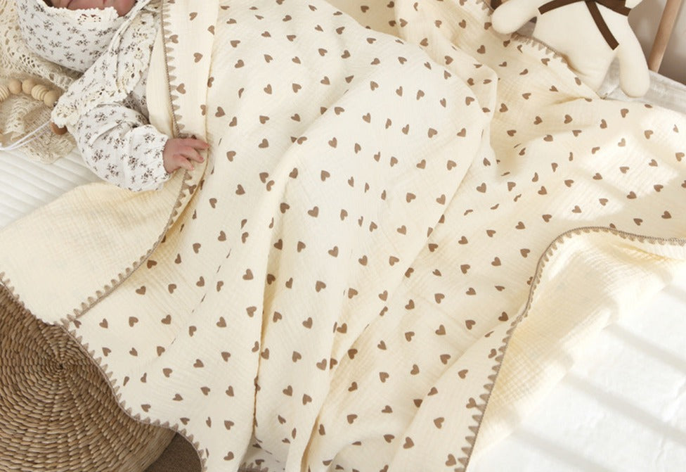 Earthy Summer Cotton Nap Blanket