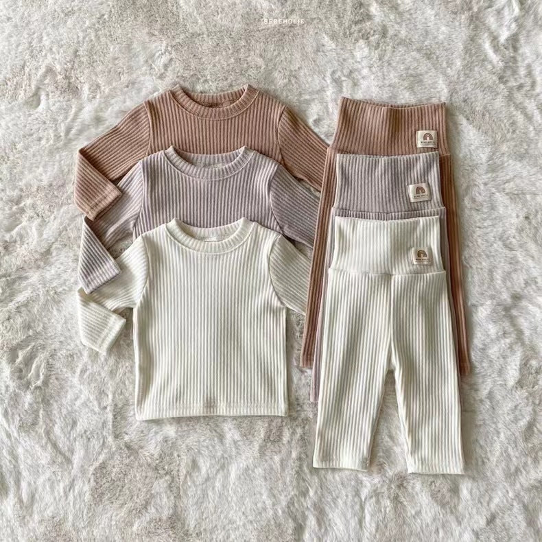 Matching Earthy Top and Pants Set