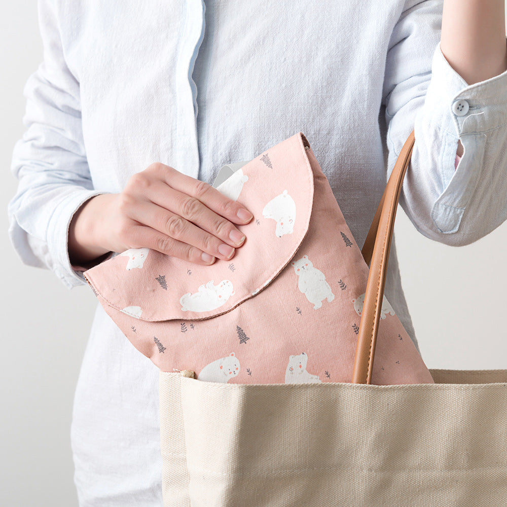 Trendy Baby diaper & bottle storage bag