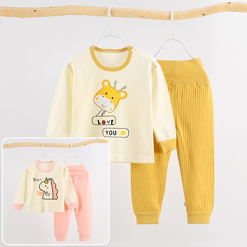 Comfy Sleepwear Ribbed Pants and Top (includes 2 sets)