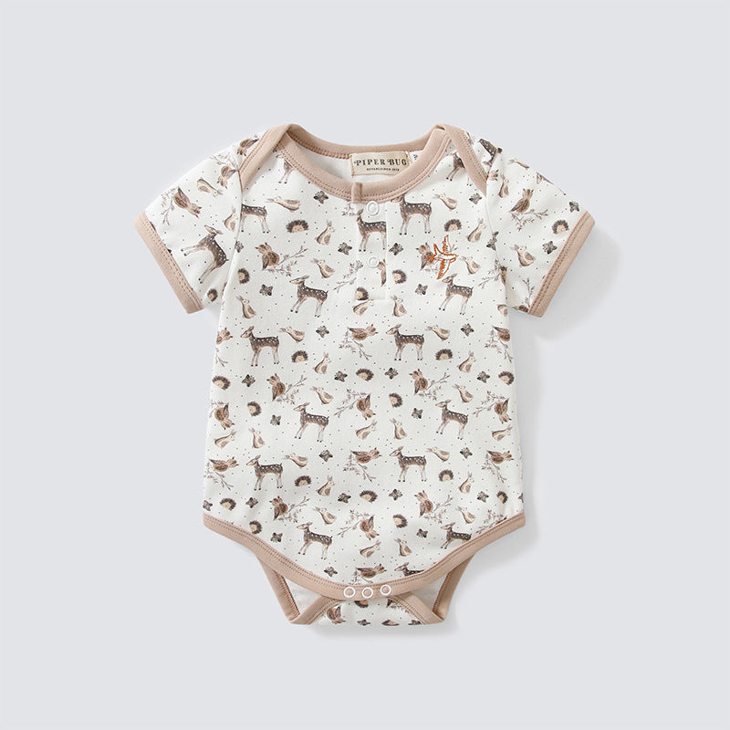 Earthy Short Sleeve Onesie | Romper