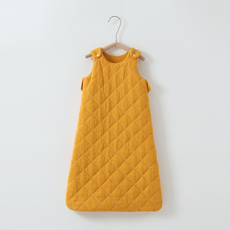 Earthy Cotton-padded Baby Sleeping Bag / Vest