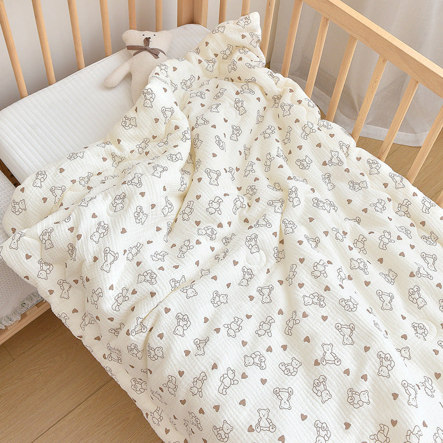 Plush Cotton Nursery Quilt