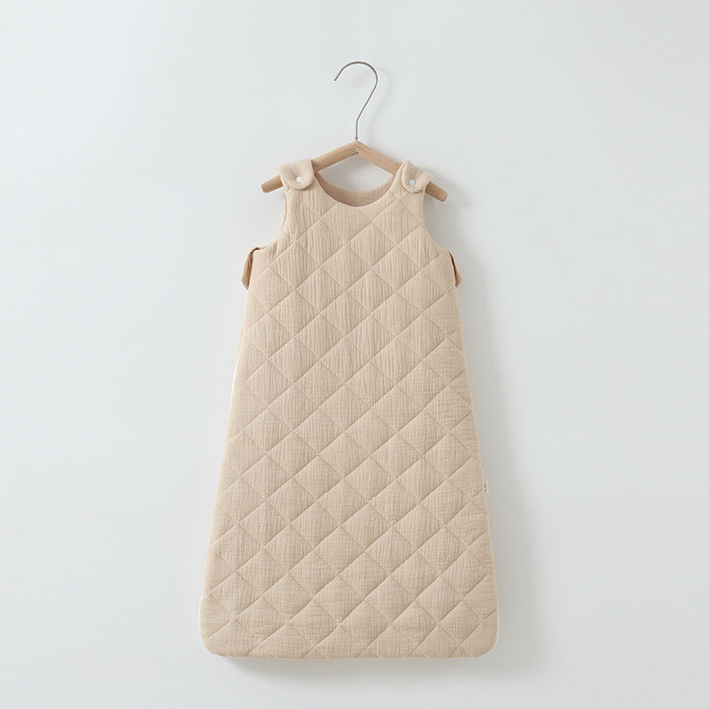 Earthy Cotton-padded Baby Sleeping Bag / Vest
