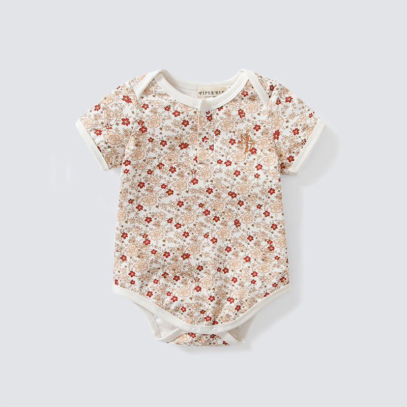 Earthy Short Sleeve Onesie | Romper