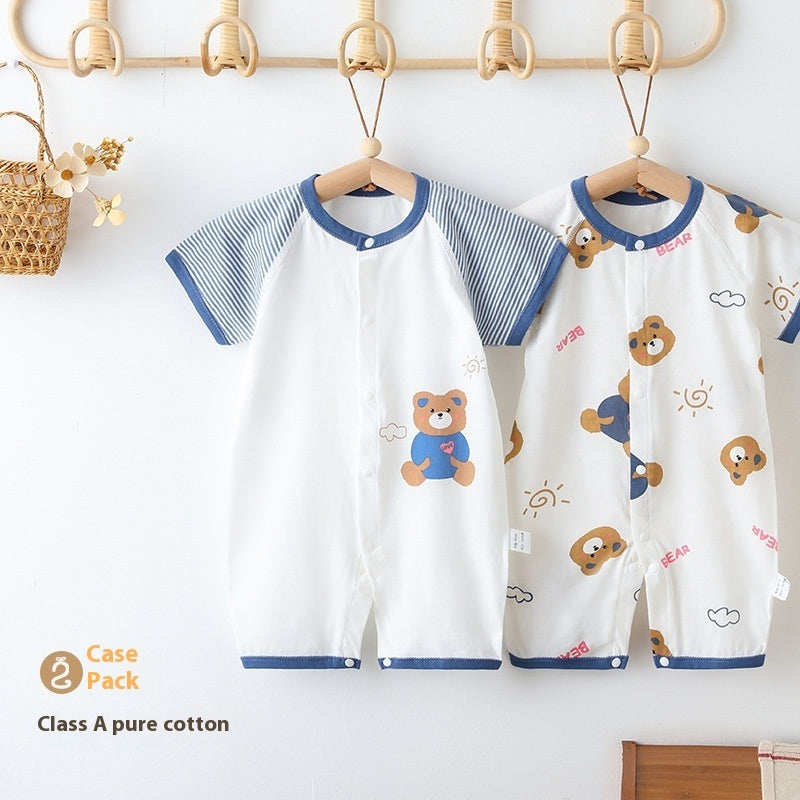 Cotton Summer Romper Set (2 pack)