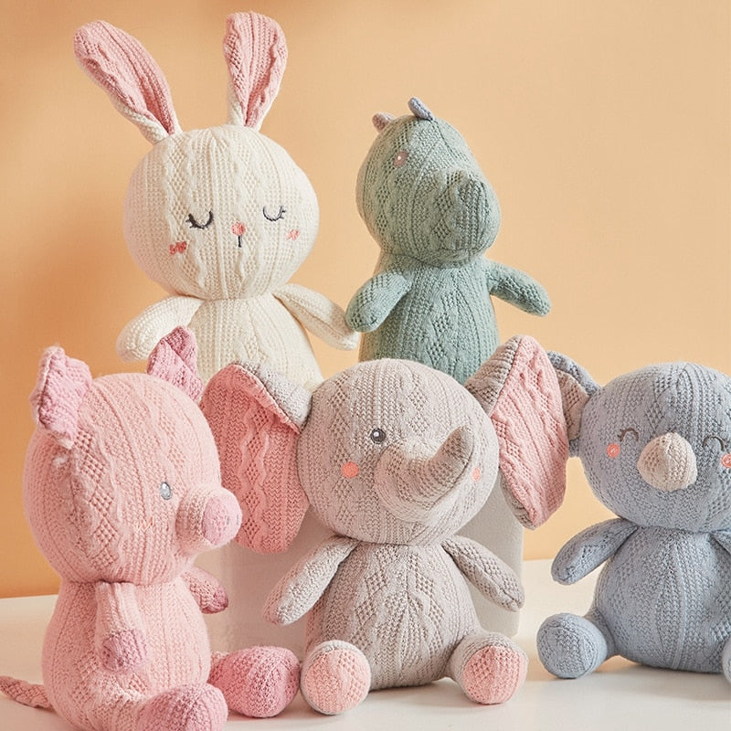 Knitted First Toy for Newborns