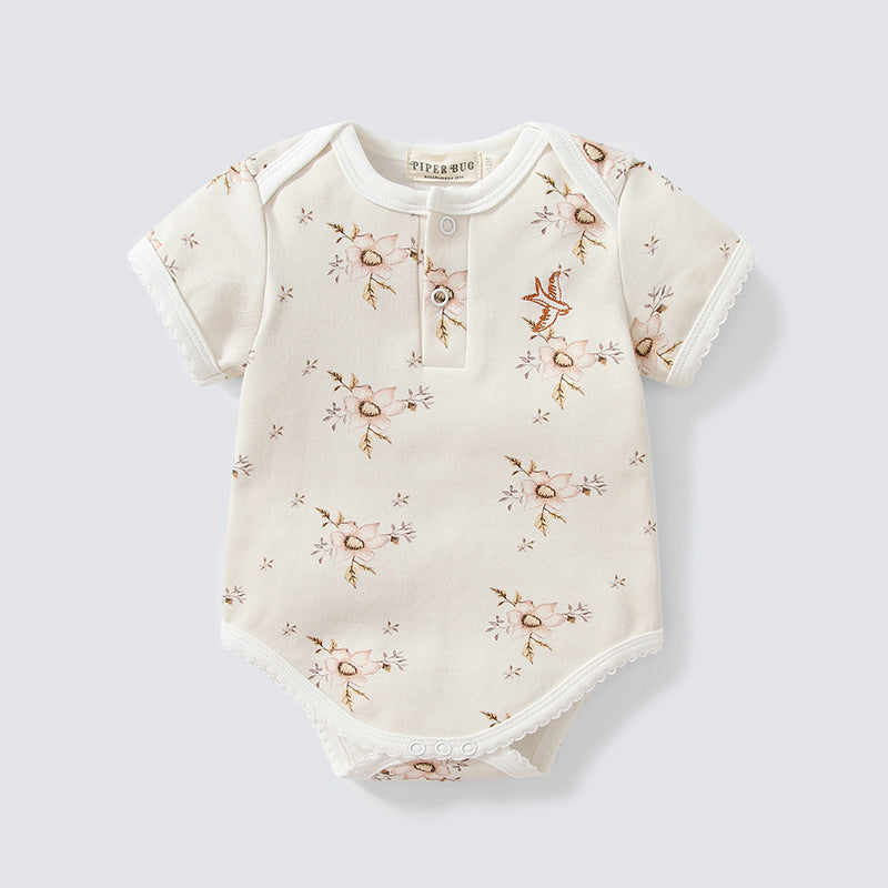 Earthy Short Sleeve Onesie | Romper