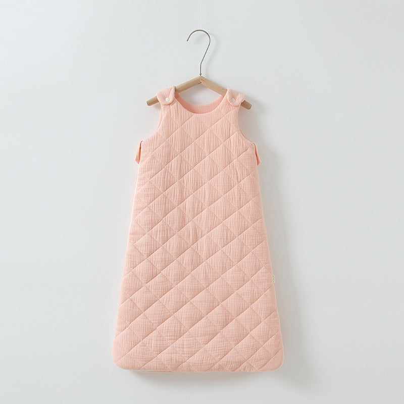 Earthy Cotton-padded Baby Sleeping Bag / Vest