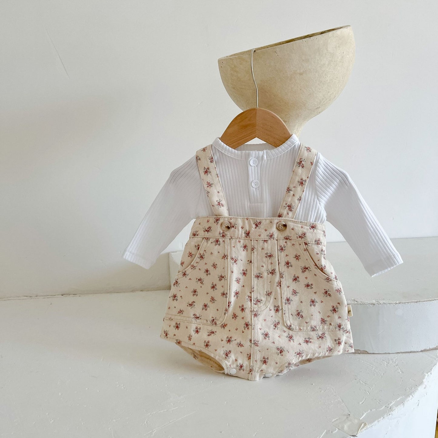 Soft Washed Cotton Denim Floralverall