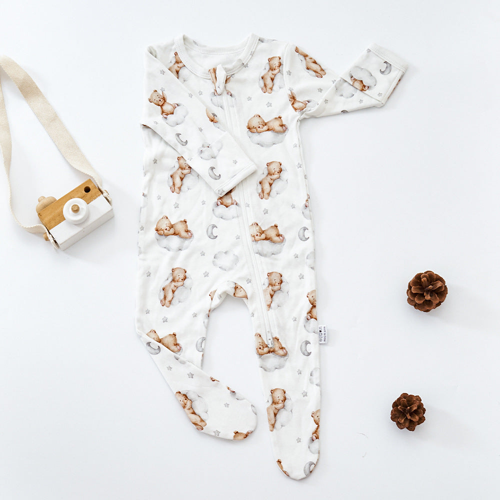 Soft Stretchy Bamboo Cotton Onesie (12 design options)