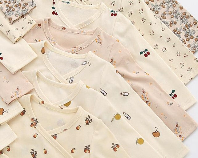 JUST FRUITS OR FLOWERS Two Piece Cotton Sleep Wear (5 designs)