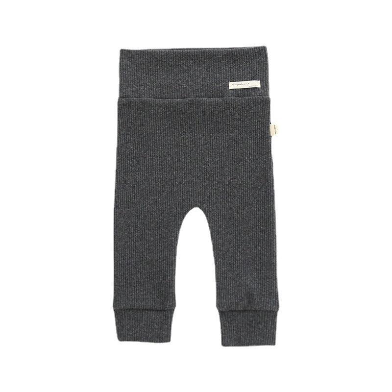 Cotton High Waist Baby Leggings | Pants