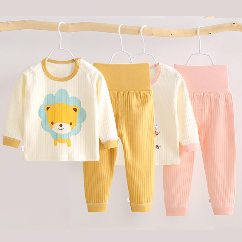 Comfy Sleepwear Ribbed Pants and Top (includes 2 sets)