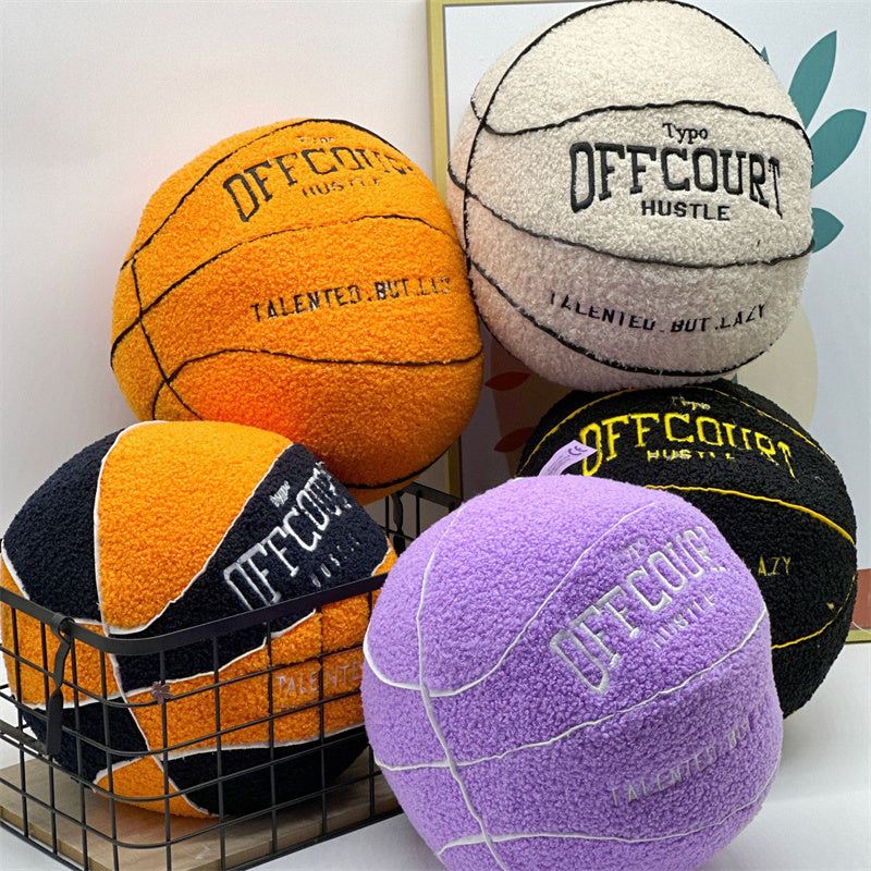 Plush Basketball Nursery Decor