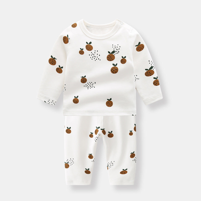 EARTHY Oranges Organic Cotton Top and Pants Set