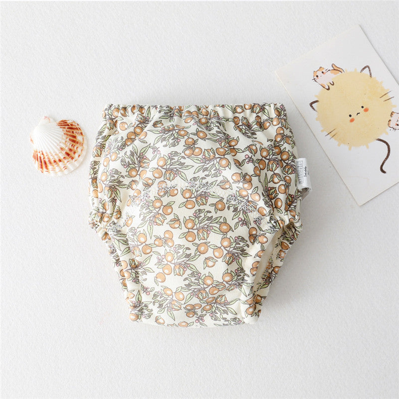 NEW JUST FRUITS & FLOWERS Baby Cover Up Cotton Diaper Pants