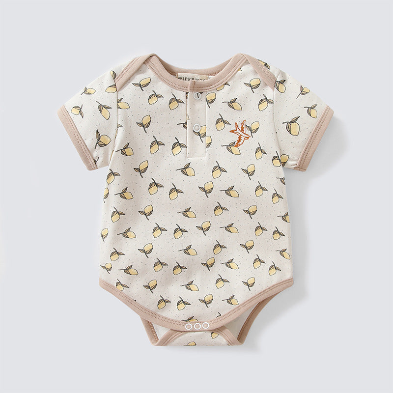 Earthy Short Sleeve Onesie | Romper