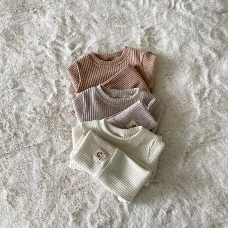 Matching Earthy Top and Pants Set