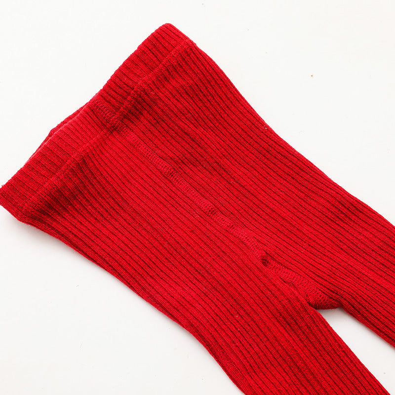 Festive Cotton Baby Leggings