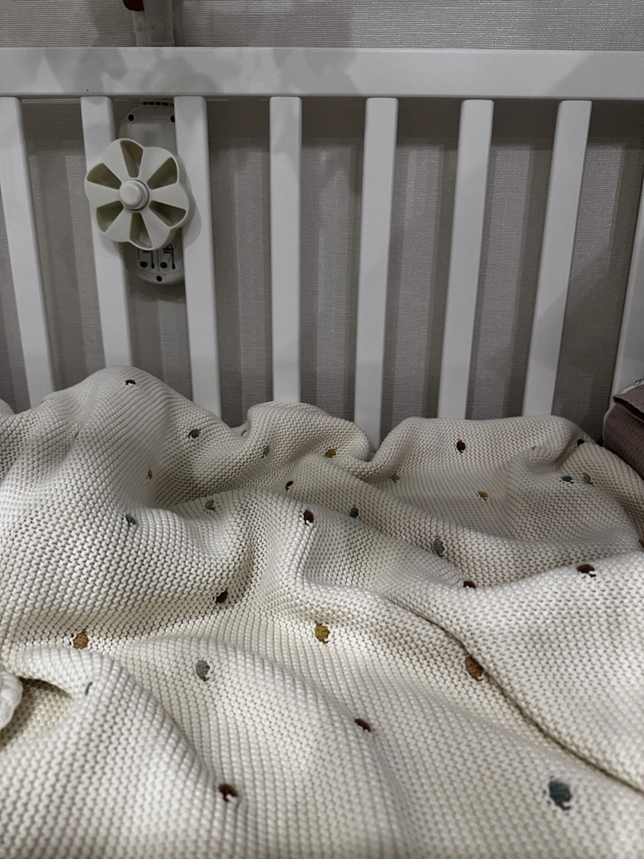 Quality Nordic Cotton Knitted Baby Blanket