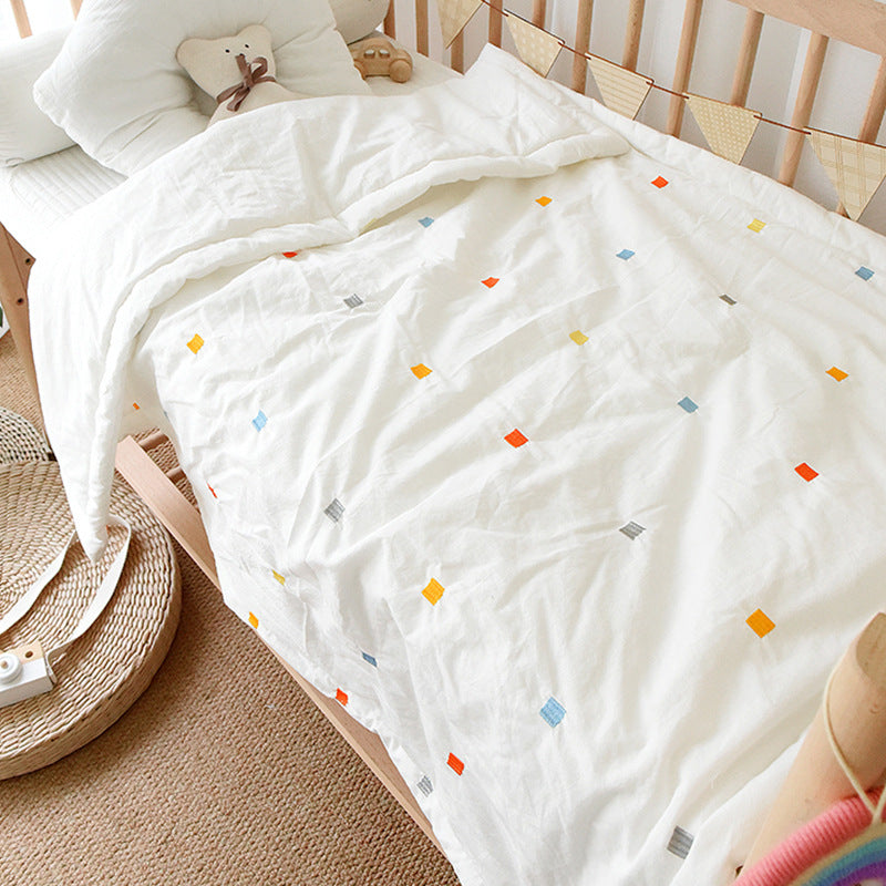 Pure Cotton Embroidered Baby Quilt