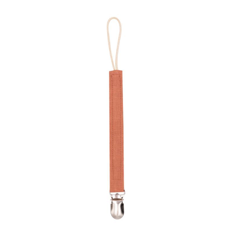 Earthy Cotton Pacifier Clip Chain