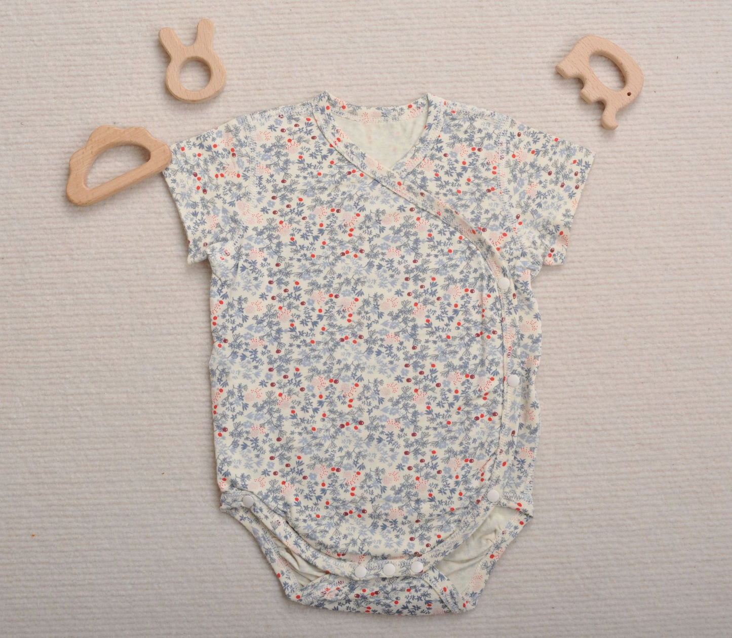 Cotton Baby Onesie (short and long sleeve options)