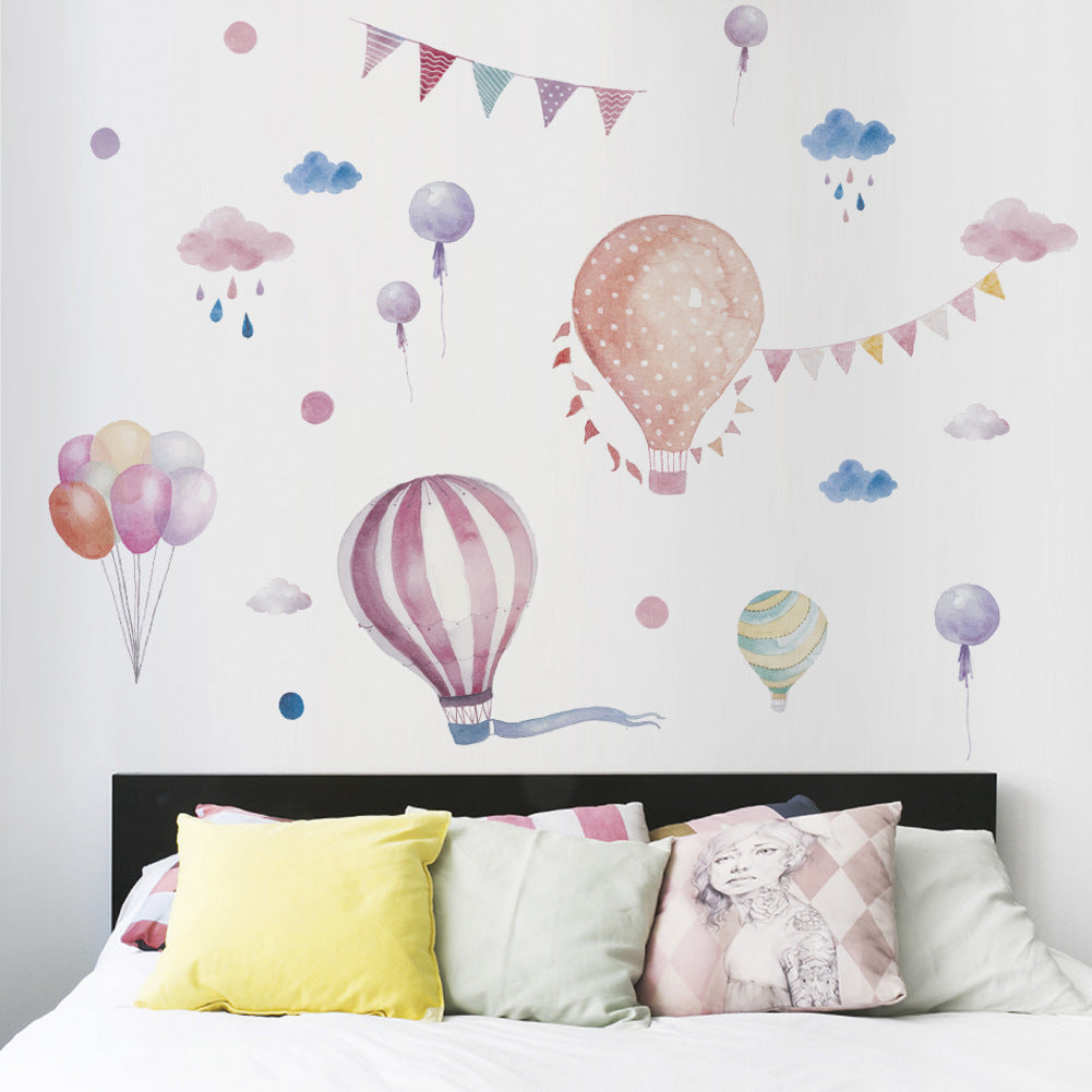 Earthy Balloon Wall Decal Stickers