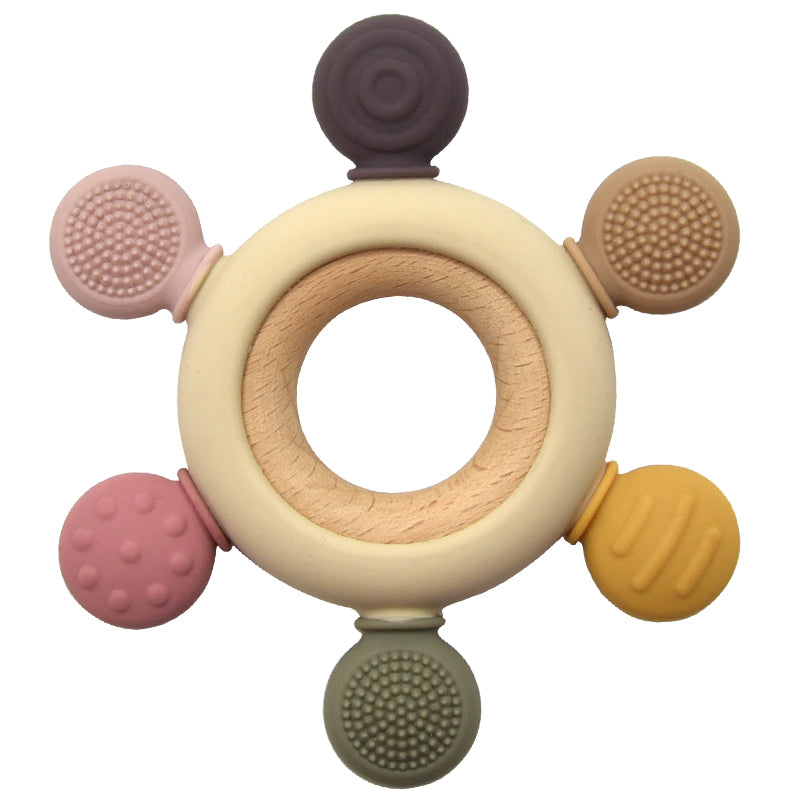 Silicone Wooden Teether