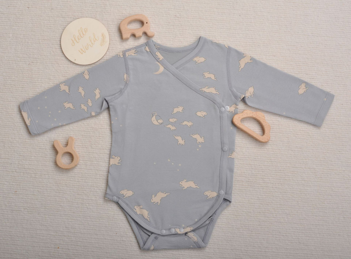 Cotton Baby Onesie (short and long sleeve options)