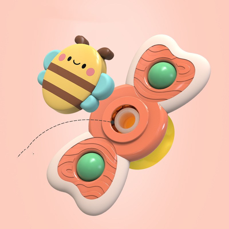 NEW Baby Silicone Spinning Toy Set