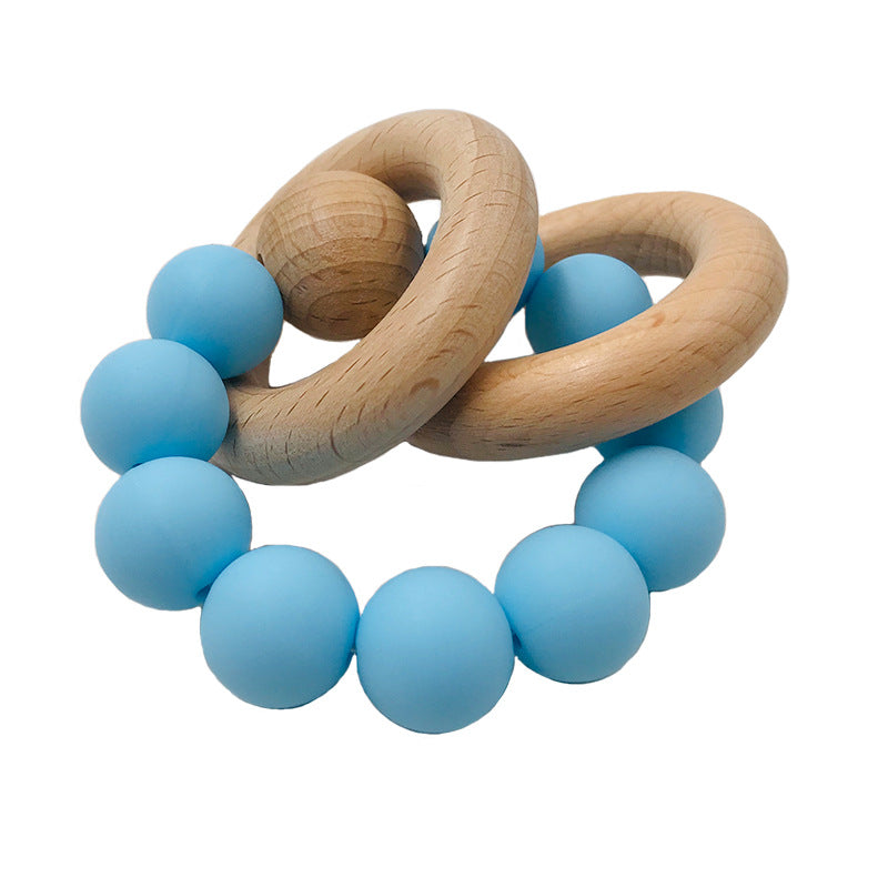 Amazon.com : Baby Teething Toys,Soft Silicone Bracelet Teether,Teething  Ring with 3 Teethers,Food-Grade Baby Chew Toy Massage Gums,Great Gifts for  0-6 Months Babies : Baby