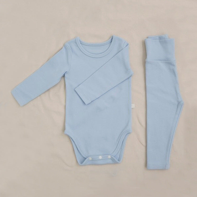 Cotton Onesie and Matching High Waist Leggings Set  in 10 color variations