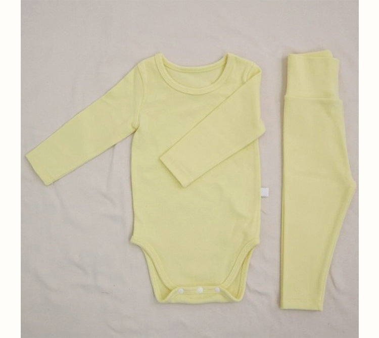 Cotton Onesie and Matching High Waist Leggings Set  in 10 color variations