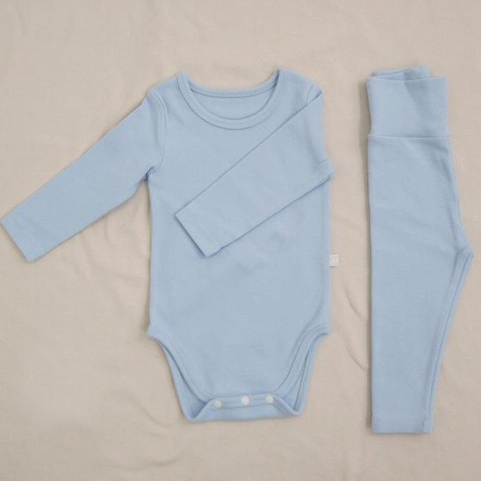 Cotton Onesie and Matching High Waist Leggings Set  in 10 color variations