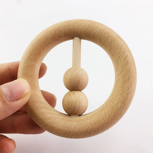 Ecofriendly Beech Wood Baby Rattle
