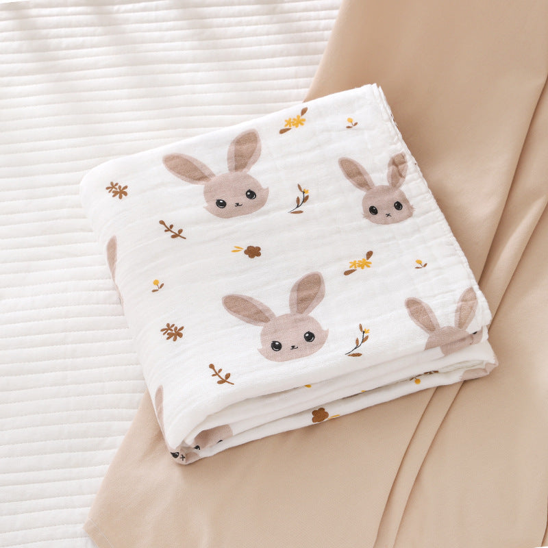 Earthy Pure Cotton Baby Blanket