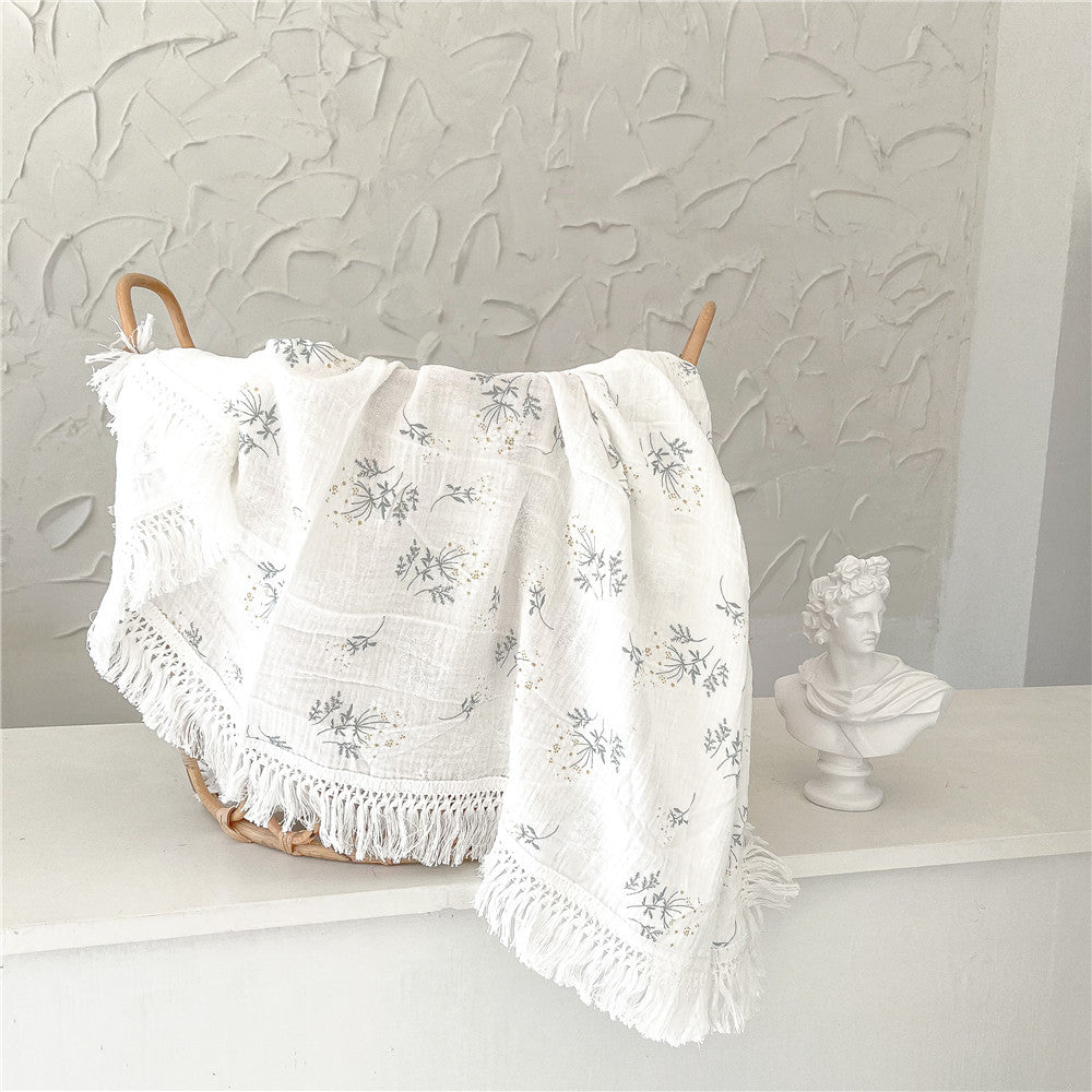 JUST FRUITS AND FLOWERS Light Cotton Blanket Wrap