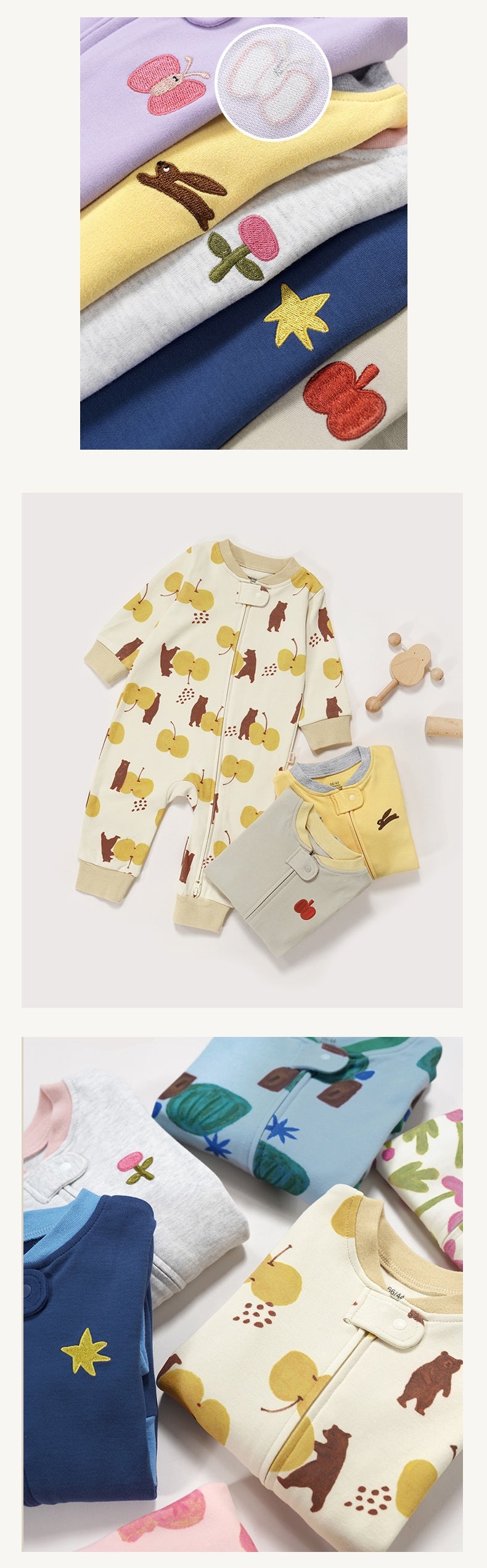 Little Wonders Zippered Cotton Romper