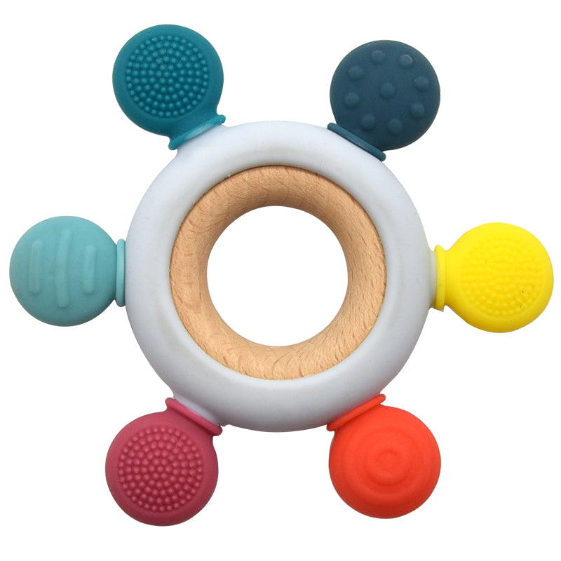Silicone Wooden Teether