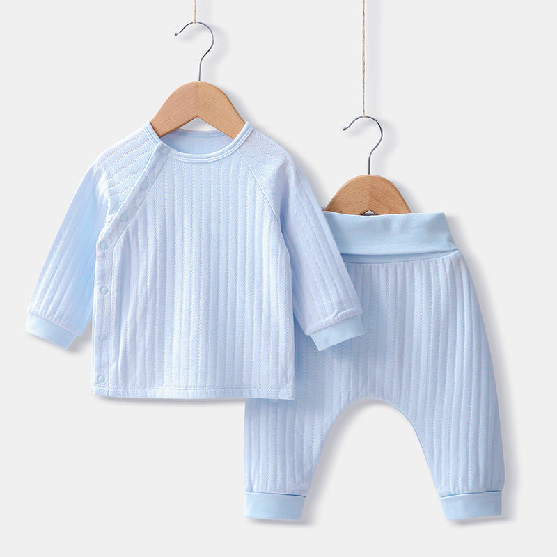 Earthy Cotton Newborn Top and Pants Set
