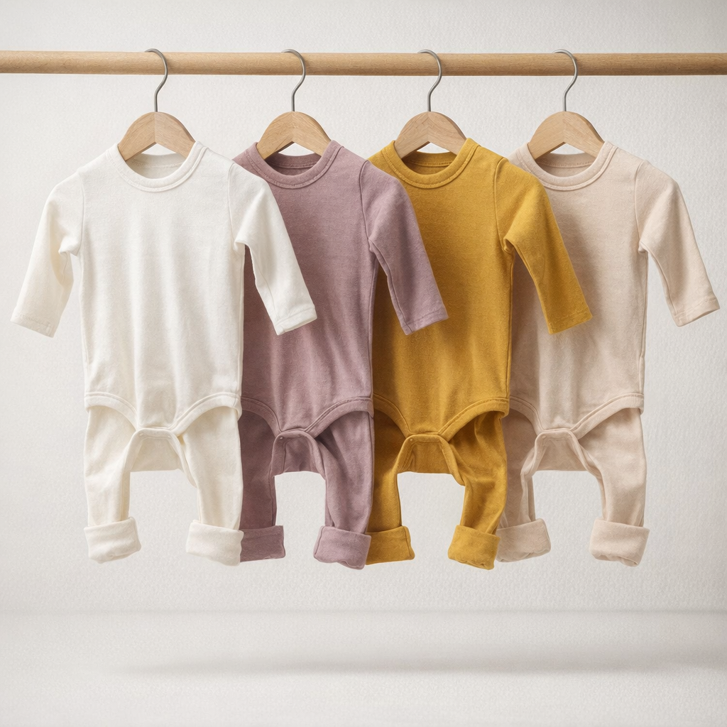Little Roots 100% Cotton Long Sleeve Onesie & Pants Set