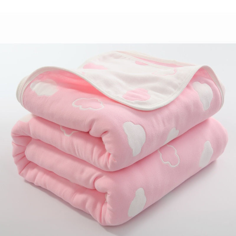 Double Sided Six-layer Cotton Baby Blanket
