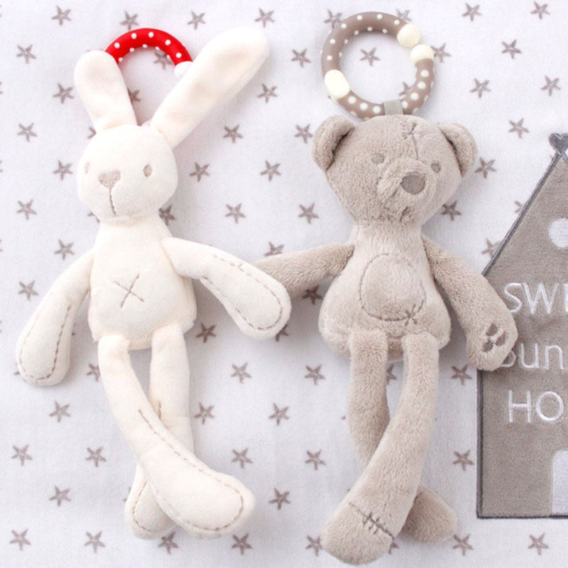 Soft Bunny or Bear Stroller Toy