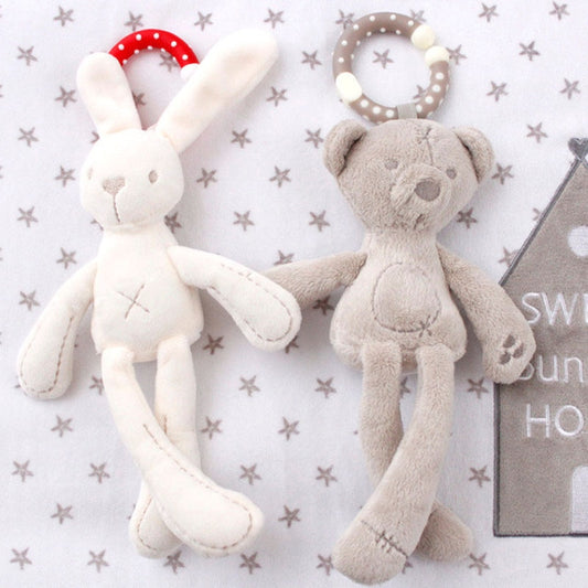 Soft Bunny or Bear Stroller Toy