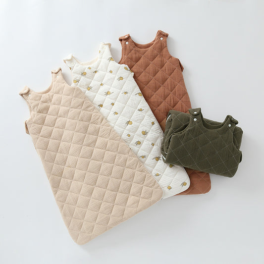 Earthy Cotton-padded Baby Sleeping Bag / Vest