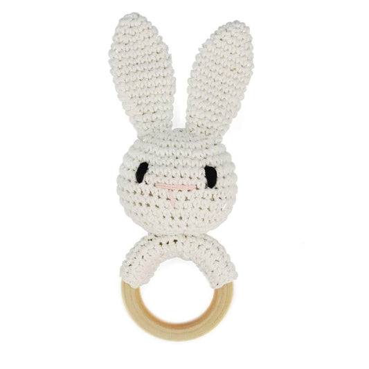 Handmade Crochet Rabbit Rattle